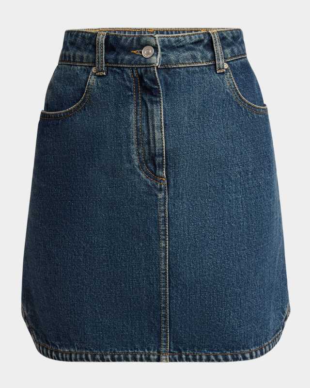 Denim Mini Skirt
